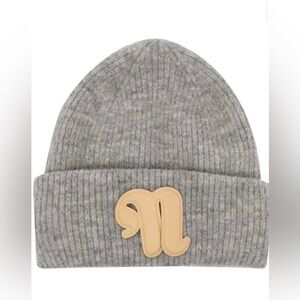 Nanushka Higgins beanie in grey melange NWT